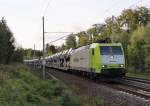 Am 21.September 2013 war CTD 185 532 bei Marienborn mit beladenen BLG-Autowagen auf dem Weg Richtung Osten.