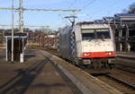 185 636-8 von Railpool  kommt als Lokzug aus Krefeld(D) nach Aachen-West(D) nd kommt aus Richtung
