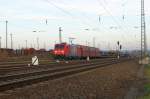 185 399 am 05.11.2011 im Zwickauer Gterbahnhof.