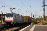 Railpool 186 453 mit dem Usti-Mischer in Rheine.