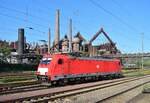 186 328 rangiert in Völklingen vor der Völklinger Hütte.

Völklingen 01.10.2023