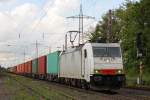 CBR/HSL 186 149 mit Containerzug am 23.5.13 in Ratingen-Lintorf.