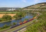 Railpool 186 147-5 mit einem Containerzug bei Himmelstadt im Maintal (17.04.2014)