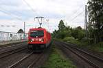 # Roisdorf 53
Die 187 134 der DB Cargo/Schenker/Railion mit einem Güterzug aus Koblenz/Bonn kommend durch Roisdorf bei Bornheim in Richtung Köln.

Roisdorf
01.05.2018