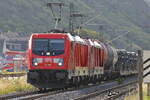 187 206 und 187 xxx am 13.06.2024 in Oberlahnstein bei morgendlichem Gegenlicht