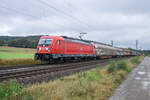 187 147-4 mit einem gemischten Güterzug bei Kerzell am 12.09.2024.