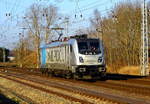 Am 14.01.2018 Rangierfahrt von der 187 009-6 von der SETG (Railpool) in Borstel .