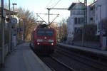 189 062-3 DB  kommt als Lokzug aus Aachen-West nach Stolberg-Hbf aus Richtung Aachen-West und fährt durch Aachen-Schanz in Richtung