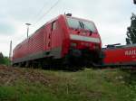 189 021 abgestellt am 18.05.07 Bremen Rbf