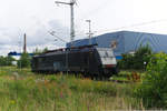 Siemens ES 64 F4 in Wismar am 02.08.2020 auf einem Abstellgleis