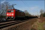 Erneuter Standortwechsel Richtung Sden: 189 024 bringt einen Gterzug vermutlich nach Nrnberg Rbf.