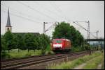 189 096 ist solo in Richtung Gemnden unterwegs. Aufgenommen im Mai 2008 in Thngerheim.