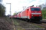 189 021-9 fhrt am 9. April 2009 um 12:55 Uhr mit LZ (189 020-1; 139 309-9; 139 557-3; 155 260-3; 155 107-6; 140 627-1; 140 002-7; 140 611-5) durch Duisburg Neudorf



