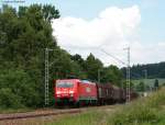 189 038-3 mit dem FZT 55834 (Villingen-Offenburg Gbf) am km 70,0 25.6.09