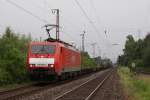 189 052-4 mit einem gemischten Gterzug in Oberhausen-Sterkrade am 12.06.2010