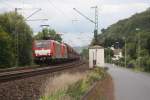 189 046-1 fuhr am 30.08.11 durch Leubsdorf.