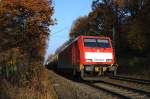 189 033-4 mit Kesselwagen in Richtung Aachen, am 16.11.2012 auf der KBS 485