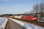 189 059 (91 80 6189 059-9 D-DB) mit Containerzug am 02.03.2013 bei Plling
