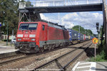 Marquardt, DB E-Lok 189 012-8 mit gemischtem Güterzug auf dem Berliner Außenring südwärts fahrend.