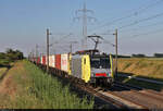 Containerzug mit 189 205-8 (Siemens ES64F4-205) schleicht sich an das Vorsignal der Blockstelle (Bk) Braschwitz Richtung Halle (Saale) heran.

🧰 Mitsui Rail Capital Europe GmbH (MRCE), vermietet an Rail Force One B.V./LTE Logistik- und Transport-GmbH (LTE)
🚩 Bahnstrecke Magdeburg–Leipzig (KBS 340)
🕓 17.6.2021 | 19:16 Uhr