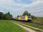 E189 907RT  Eisenbahnrevue  und eine weitere E189 am 23.8.07 bei Weiching