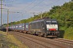 Lok 189 988-9 fährt am 18.06.2024 Richtung Bahnhof Kaiseraugst.