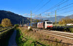 189 918 + 189 931 mit TEC 43821 am 30.10.2024 bei Albes.