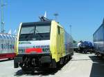  Siemens Cargo-Lok  Es64 F4091(E189 991FM)auf der transport-logistic05 Mnchen (050603)