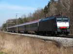 ES 64 04 94/189 994 mit EC zum Brenner bei Brannenburg am 23.04.2010