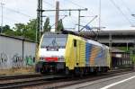 E 189 991 auf Solofahrt bei Hamburg-Harburg am 04.08.2010