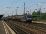 Um 12:30 am 20.08. fuhr dann 189 285 der CTL mit dem DGS 91123 RMKL (Mannheim-Kfertal) - BGU (Guben - dann weiter mit polnischer Lok ins tiefe Nachbarland). Der Zug hielt zum Personalwechsel bei dem ich mit netten ablsenden Tf plauschen konnte. Viele Gre an ihn!