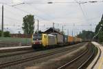 189 916 mit einem KLV Zug am 23.05.2010 in Brixlegg.