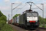 MRCE Dispolok/ERS Railways ES 64 F4-210 am 9.5.13 mit einem Containerzug in Menden.