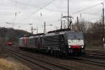 189 982 / 189 112 und 482 000 in Köln West am 14.02.2014