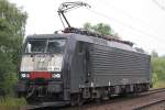 MRCE Dispolok/DB Schenker Rail ES 64 F4-843 am 25.7.13 als Lz in Hamburg-Moorburg.