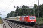 WLE 81 (189 801) am 8.8.13 mit dem Warsteiner von Berlin nach Lippstadt in Dedensen-Gümmer.