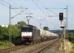 ES 64 F4-451 zieht am 15.Juli 2014 einen Kesselzug durch Gundelsdorf in Richtung Saalfeld189