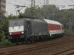 Am 27.7.14 kommt 189 916 von MRCE mit dem AZ41352 von Alessandria zurück nach Düsseldorf.