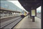 E189 990 rollt in den mit dem  Winnerzug  Verona-Duisburg in Kufstein ein.