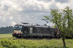 MRCE Siemens Vectron X4 E-609 von Bretten richtung Bruchsal im Güterverkehr. Aufgenommen am 01.06.2018