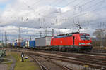 Siemens Vectron der DB 193 353-0 durchfährt den badischen Bahnhof. Die Aufnahme stammt vom 10.01.2020.