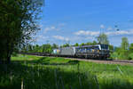 193 875 + 185 621 + 193 203 mit einem Kupferanodenzug am 16.05.2017 bei Schwarzwöhr.