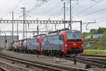 Doppeltraktion, mit den Loks 193 475-1 und 193 478-5 durchfahren den Bahnhof Pratteln. Die Aufnahme stammt vom 29.06.2018.