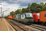 ELL/Wiener Lokalbahn Siemens Vectron 193 224-3 in Hamburg Harburg am 18.07.19 vom Bahnsteig aus fotografiert