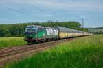 193 229 ELL Vectron mit ARS-Altmann in Retzbach Zellingen, am 01.06.2019.