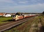 Die 193 777 mit dem TEE nach Cottbus am 27.10.2019 unterwegs bei Dörfl.