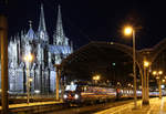 SBB Cargo Intl. 193 517  Adda  am BTE1389 nach Bludenz mit Domblick in Köln Hbf am 10.01.2020, aufgrund der örtlichen Gegebenheiten nur so umsetzbar, aufgenommen mit dem Canon EF-S 10-18mm