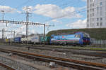 Siemens Vectron 193 519-6 durchfährt den Bahnhof Pratteln. Die Aufnahme stammt vom 04.03.2020.