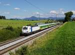 Die 193 813 mit dem Alpen Sylt Nachtexpress  am 12.07.2020 unterwegs bei Straß.