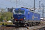 Siemens Vectron der WRS 193 493-4 durchfährt den Bahnhof Pratteln. Die Aufnahme stammt vom 24.09.2020.
